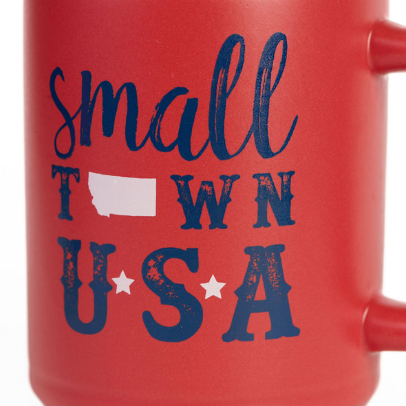 Small Town USA Mug in Red