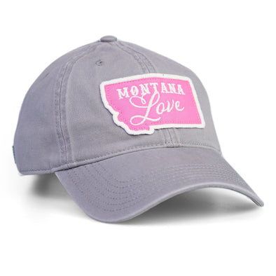 Montana Love Relaxed Twill Hat in Grey