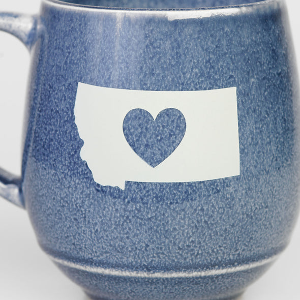 From The Heart Mug in Blue